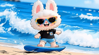 海边冲浪