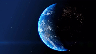 4K太空地球自转