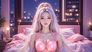 粉色女孩