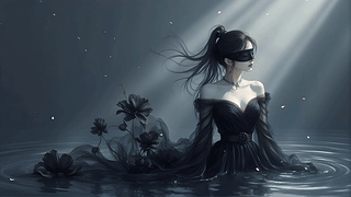 水中美女