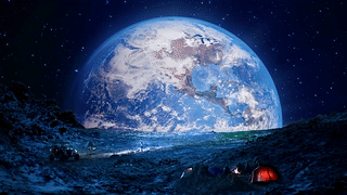 夜观星球
