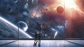 科幻太空站