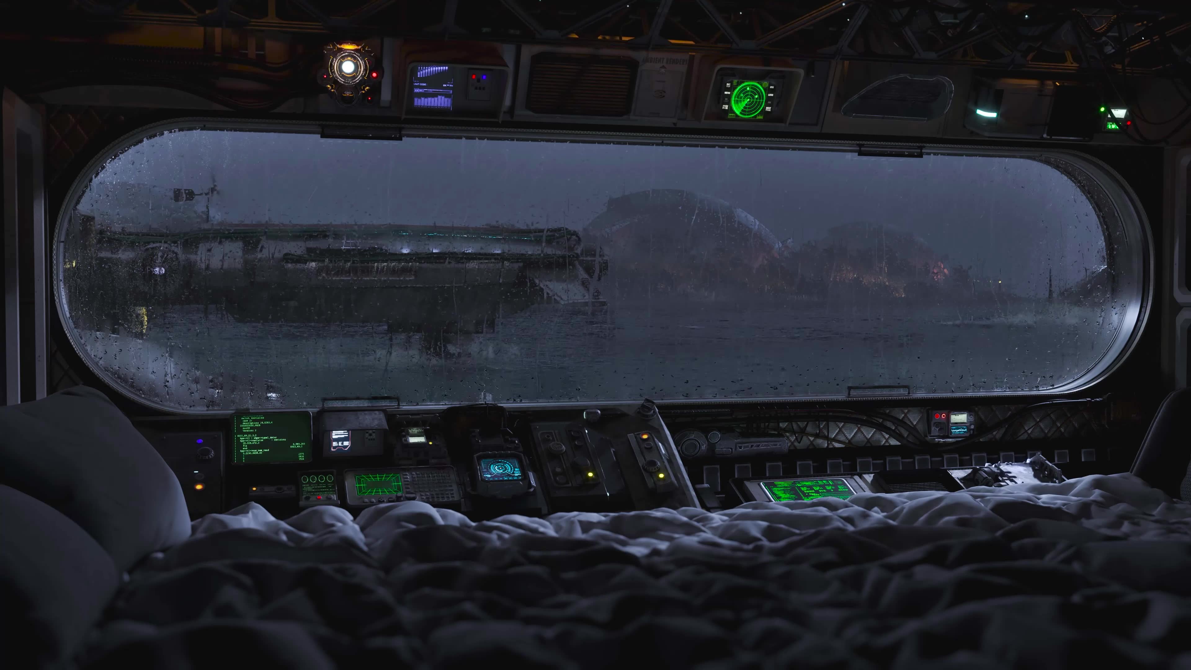 雨夜科技船舱