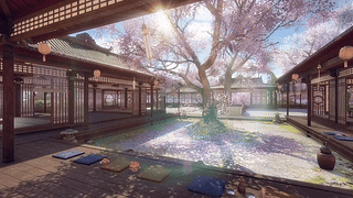唯美古风庭院