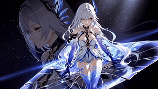 星空白发游戏少女