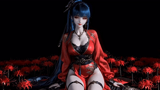 红衣汉服伊芙