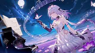 花海蝴蝶音乐少女