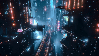 赛博科幻夜城