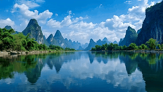 山水美丽风景