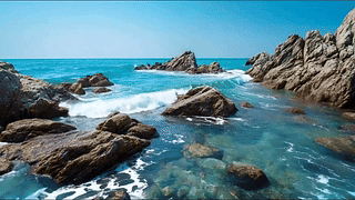 美丽的海岸风景