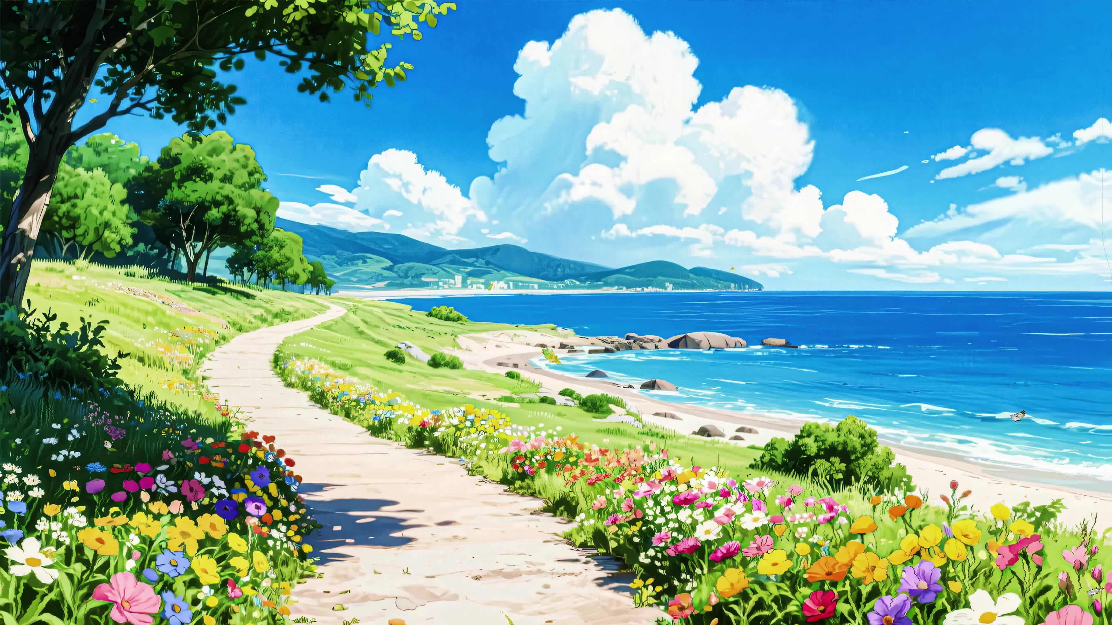 海岸花笺