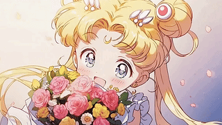 捧花动漫美少女