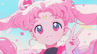 比耶的动漫美少女