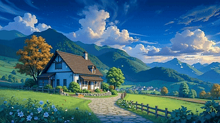 高山下村庄小屋