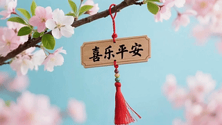 唯美樱花平安喜乐