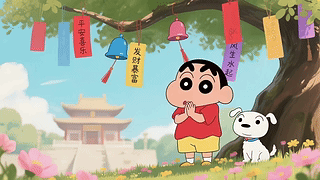 可爱祈愿蜡笔小新