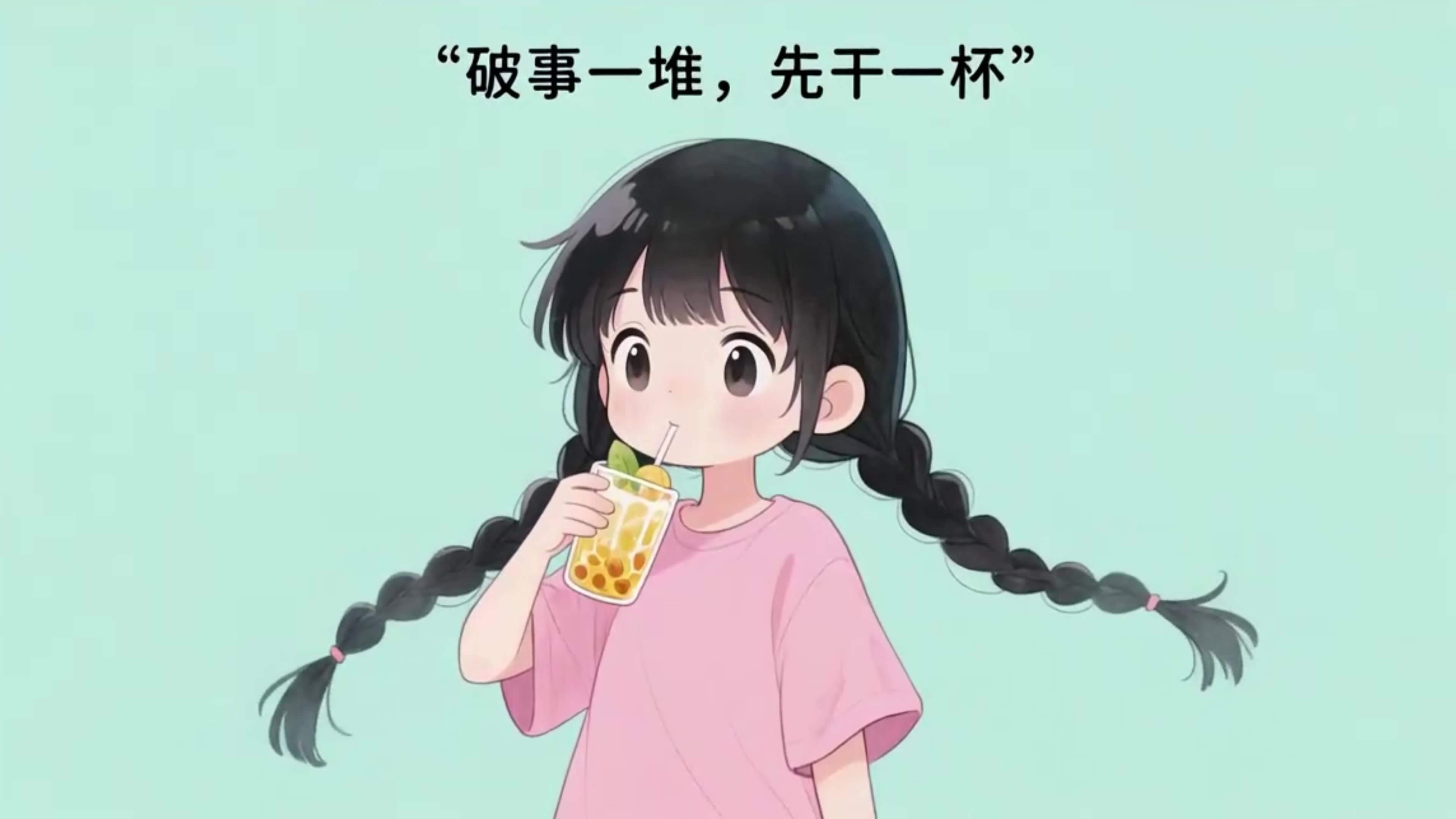 女孩破事一堆先干一杯