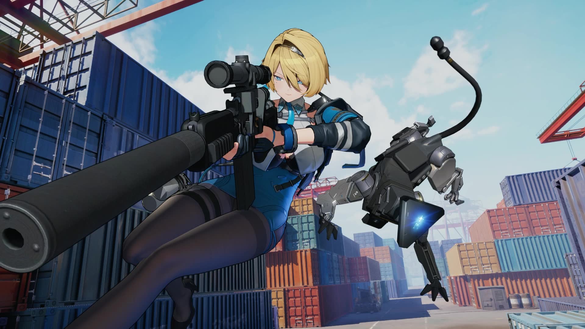 Girls' Frontline 2: EXILIUM - Nikketa Lobby Loop/《少女前线 2：追放》- 尼科塔大厅循环动画