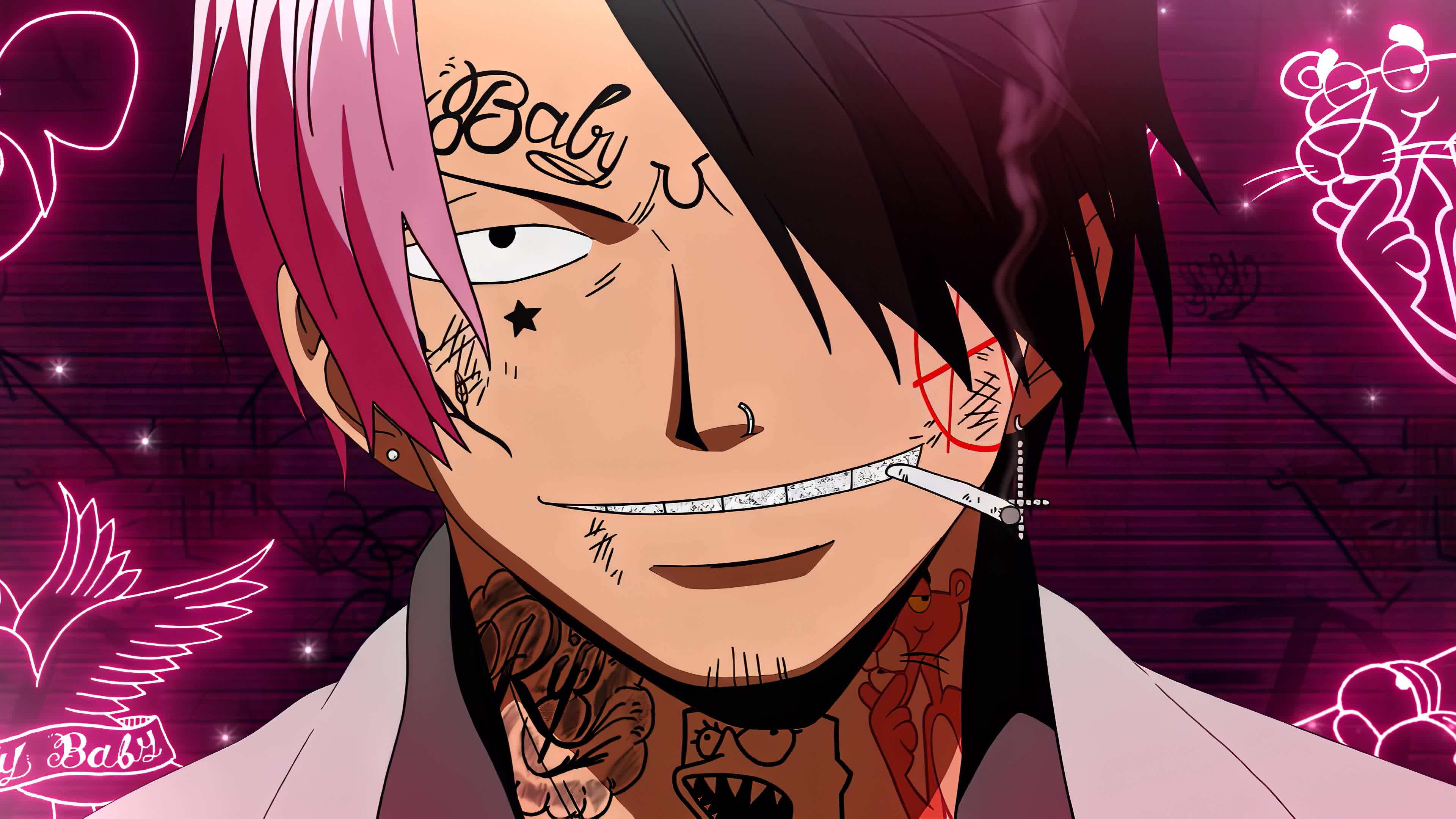 Sanji as Lil Peep/山治 仿 利尔・皮普