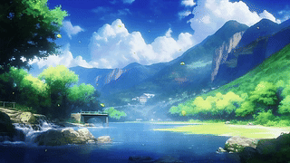 湖光山色