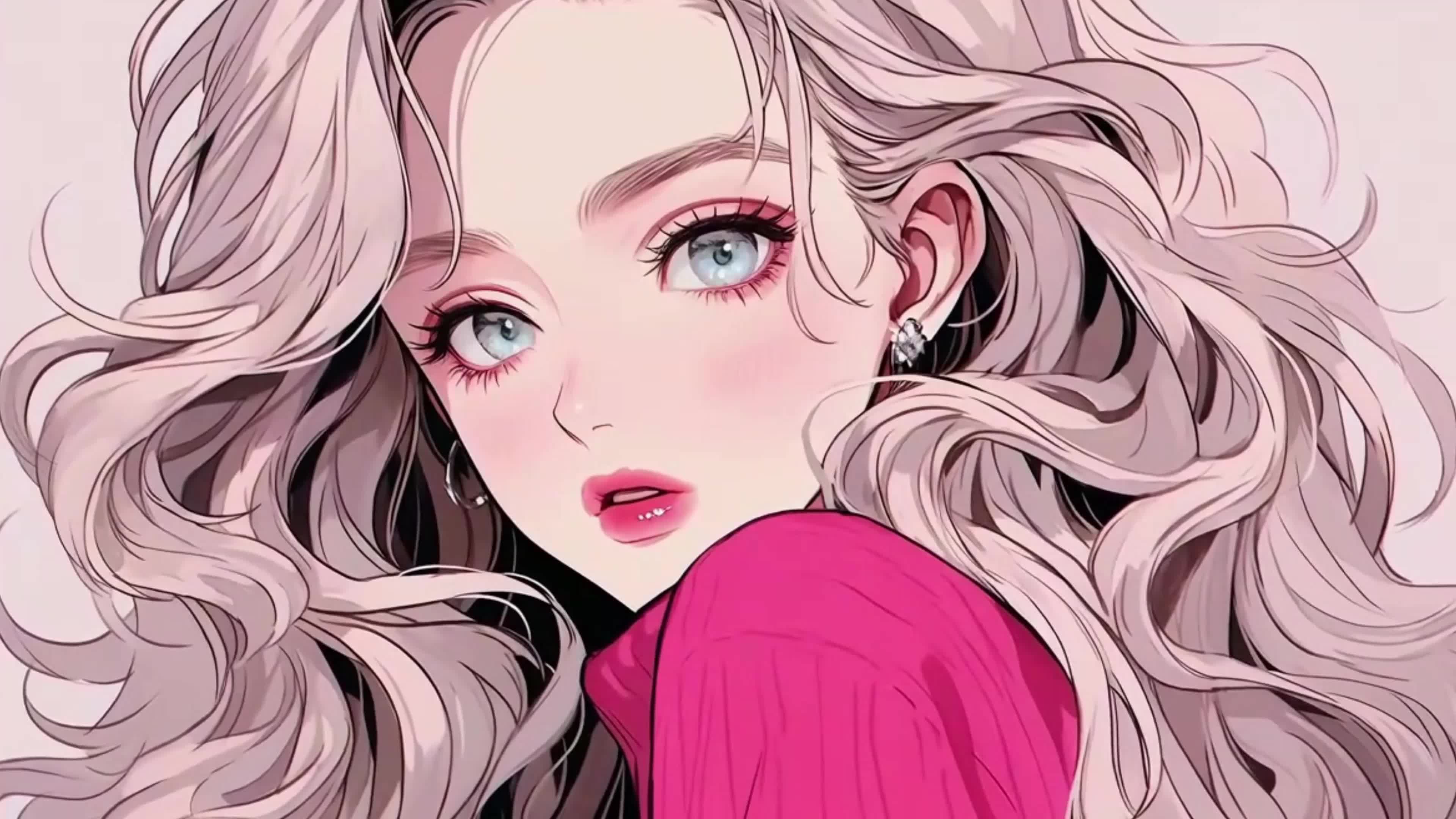 动漫插画少女