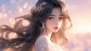 花漾倾城 动态壁纸 | 作者：Ruth爱画画