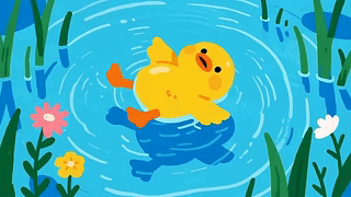 玩水小黄鸭