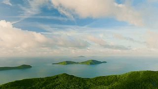 自然高山海面