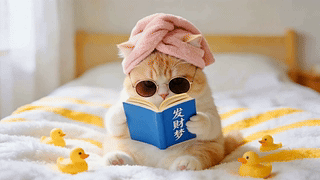 研究发财的猫咪