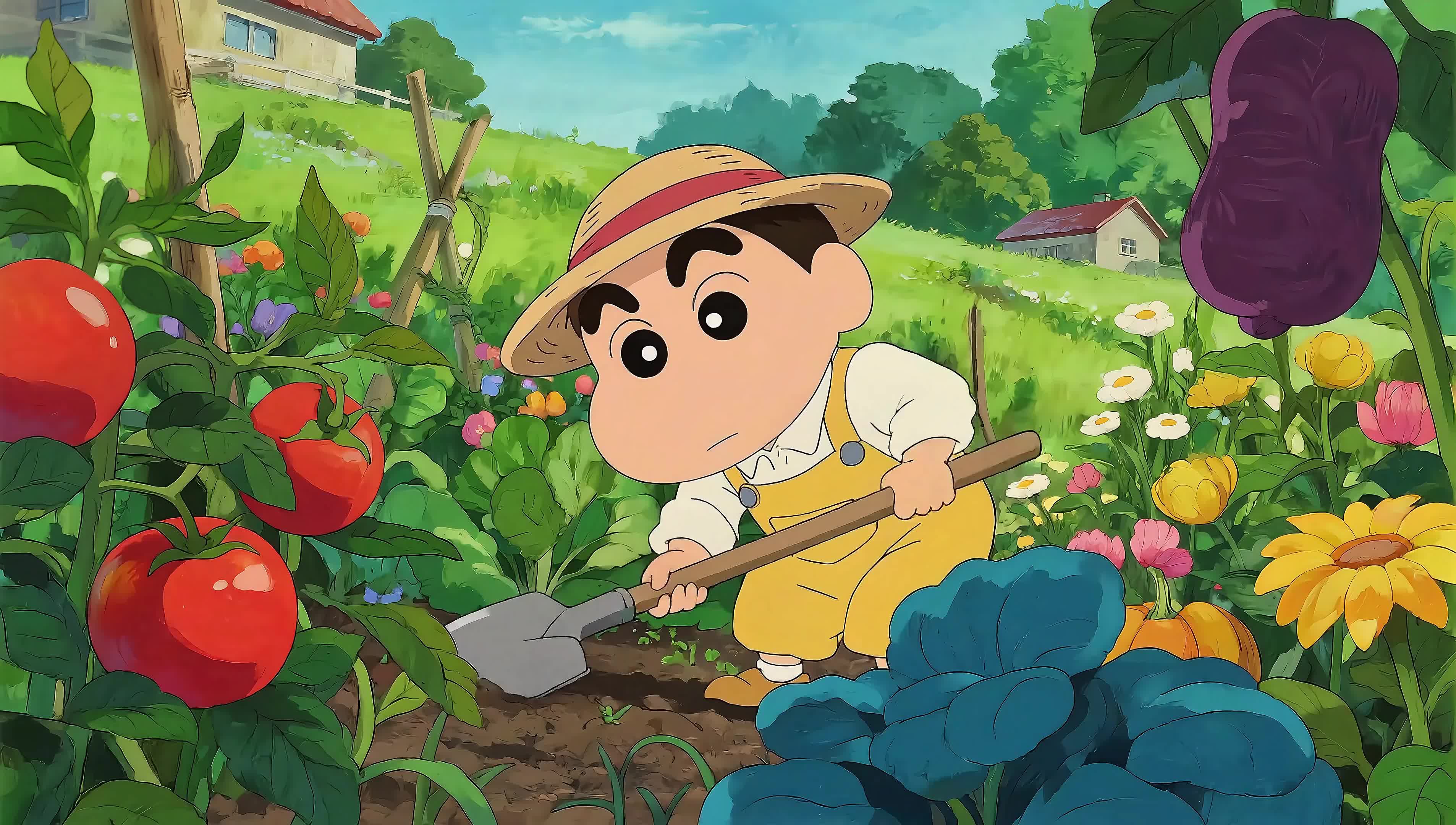 干农活的蜡笔小新