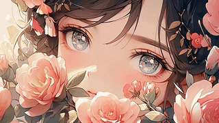 唯美动漫插画少女
