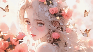 动漫插画少女