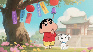 可爱治愈祈愿小新