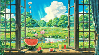 治愈护眼窗景