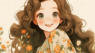 可爱小女孩