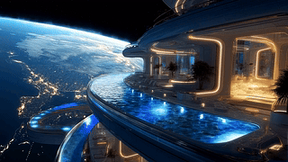 太空科技船舱