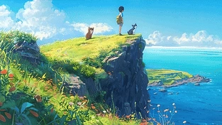远眺 动态壁纸 | 作者：红尘素笺