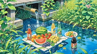 清新水果池