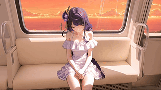 夏末の旅行（黄昏）