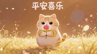 可爱猫咪平安喜乐