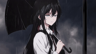 暗黑 雨中伫立 雪之下雪乃