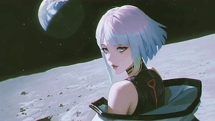 cyberwalker Lucy-on the moon 动态壁纸 | 作者：多兰克斯