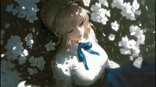 cyberwalker Saber-花间意 动态壁纸 | 作者：多兰克斯
