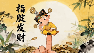 指“腚”发财