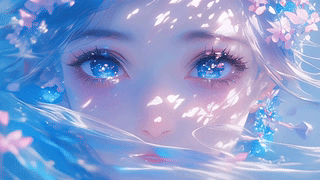 眼睛里藏着星光