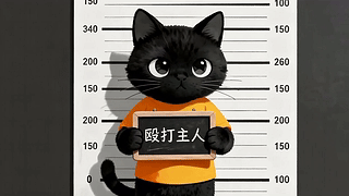做坏事的小猫