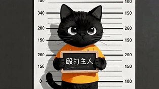做坏事的小猫 动态壁纸 | 作者：果汁加盐
