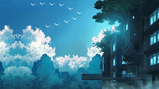 晴空万里