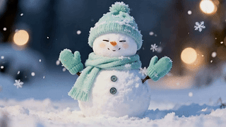 可爱的雪人