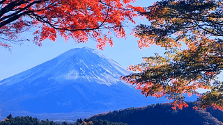 红叶山峰